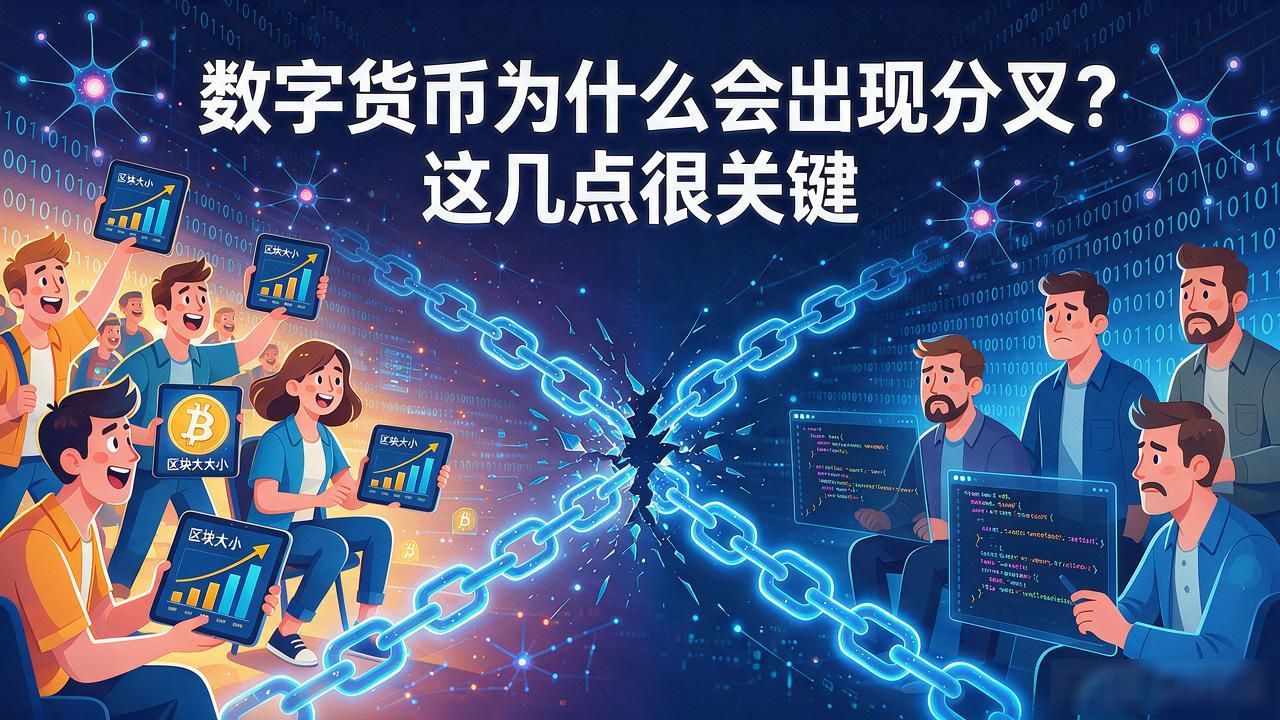 数字货币为什么会出现分叉？这几点很关键