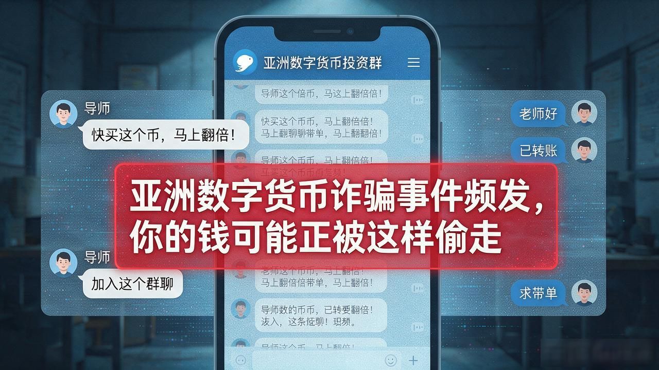 亚洲数字货币诈骗事件频发，你的钱可能正被这样偷走