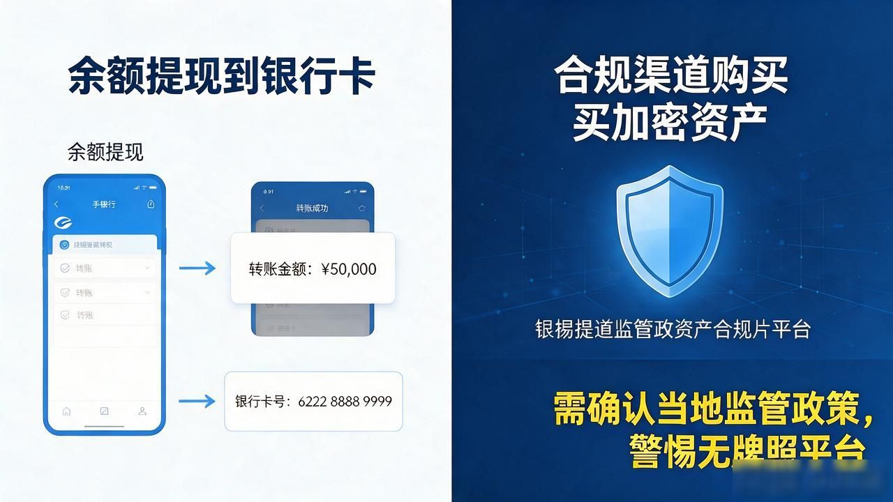 账户余额怎么变成数字货币，几个实操渠道和避坑要点一次讲清