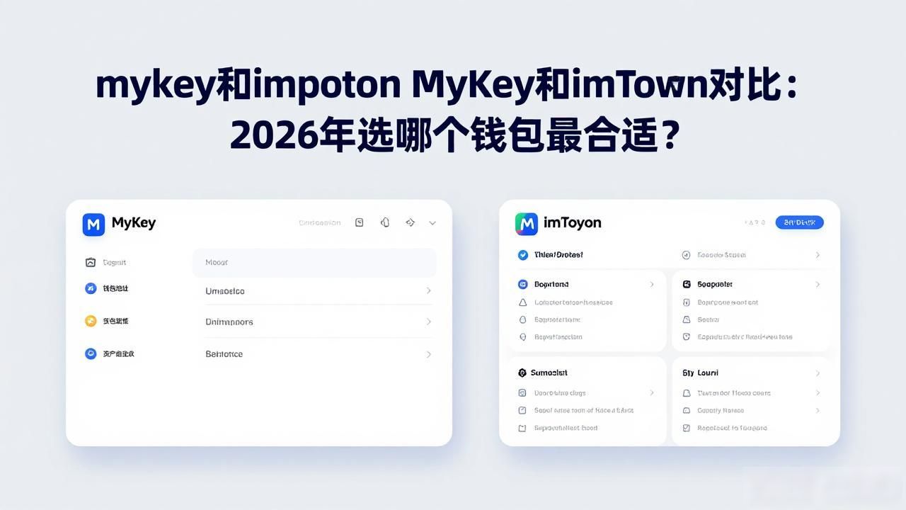 mykey和imtoken MyKey和imToken对比：2026年选哪个钱包最合适？