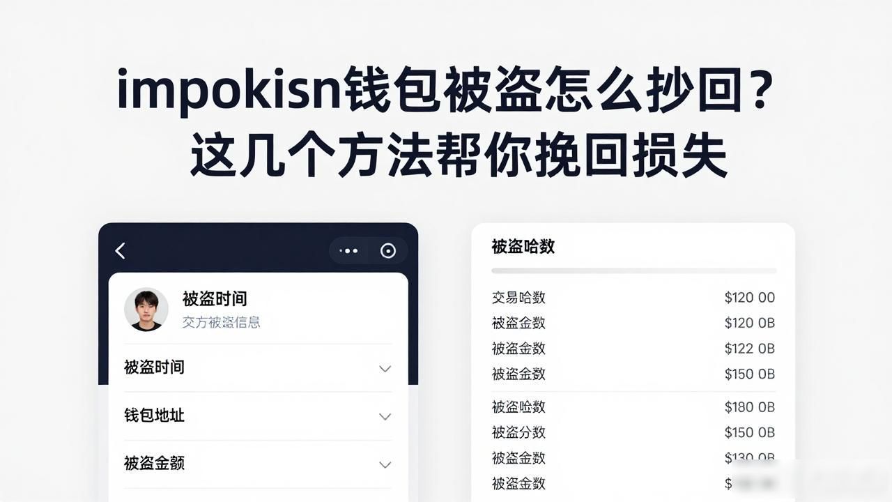 imtoken钱包被盗怎么找回？这几个方法帮你挽回损失