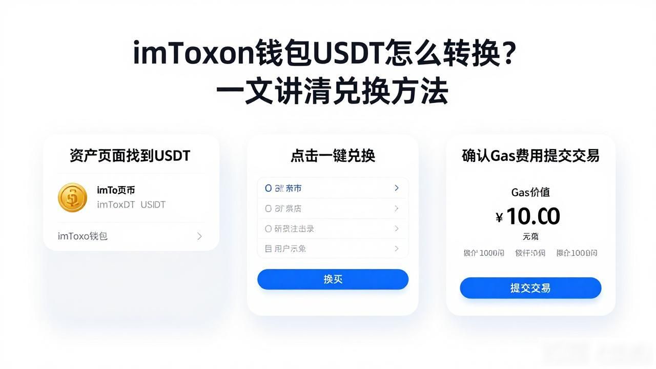 imToken钱包USDT怎么转换？一文讲清兑换方法