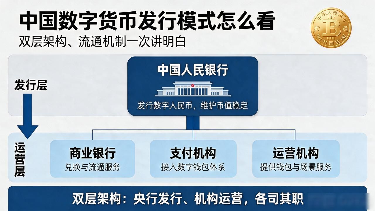 中国数字货币发行模式怎么看：双层架构、流通机制一次讲明白