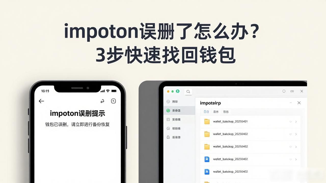 imtoken误删了怎么办？3步快速找回钱包