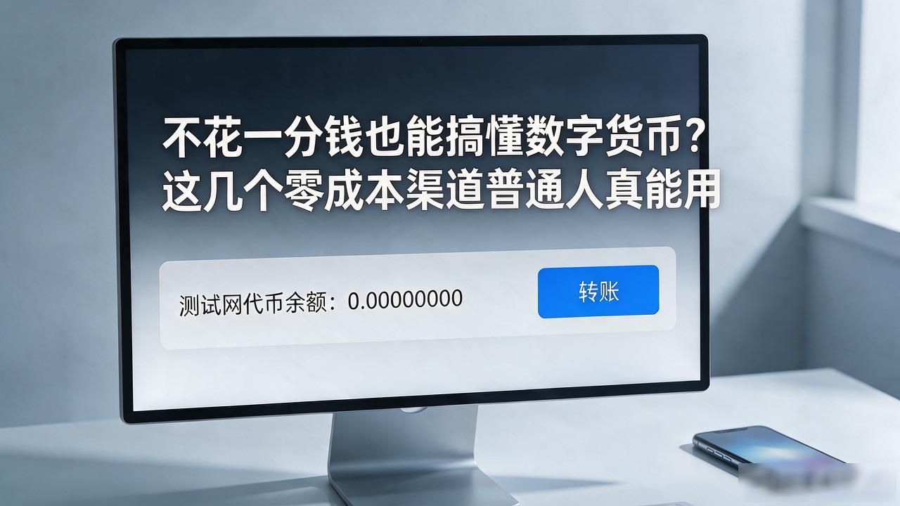 不花一分钱也能搞懂数字货币？这几个零成本渠道普通人真能用
