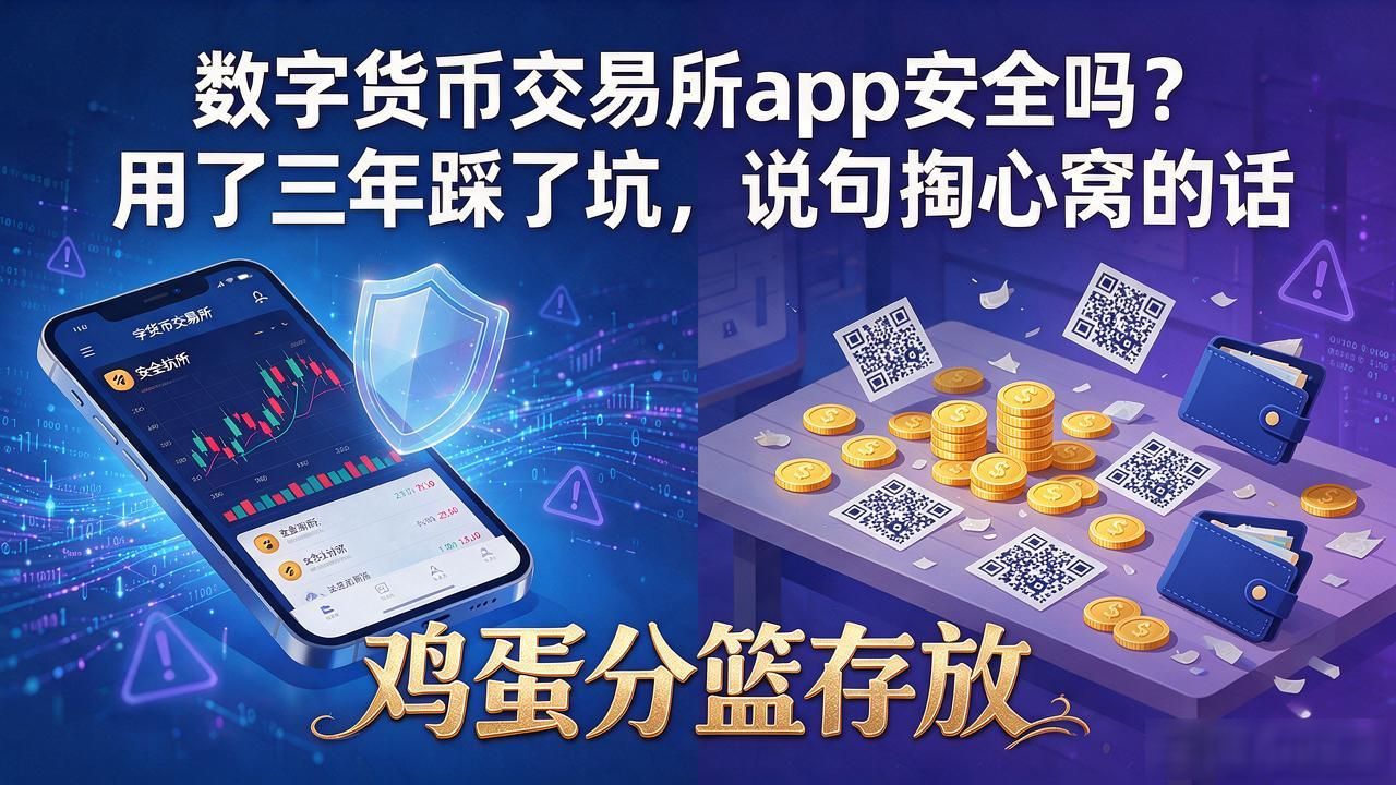 数字货币交易所app安全吗？用了三年踩了坑，说句掏心窝的话