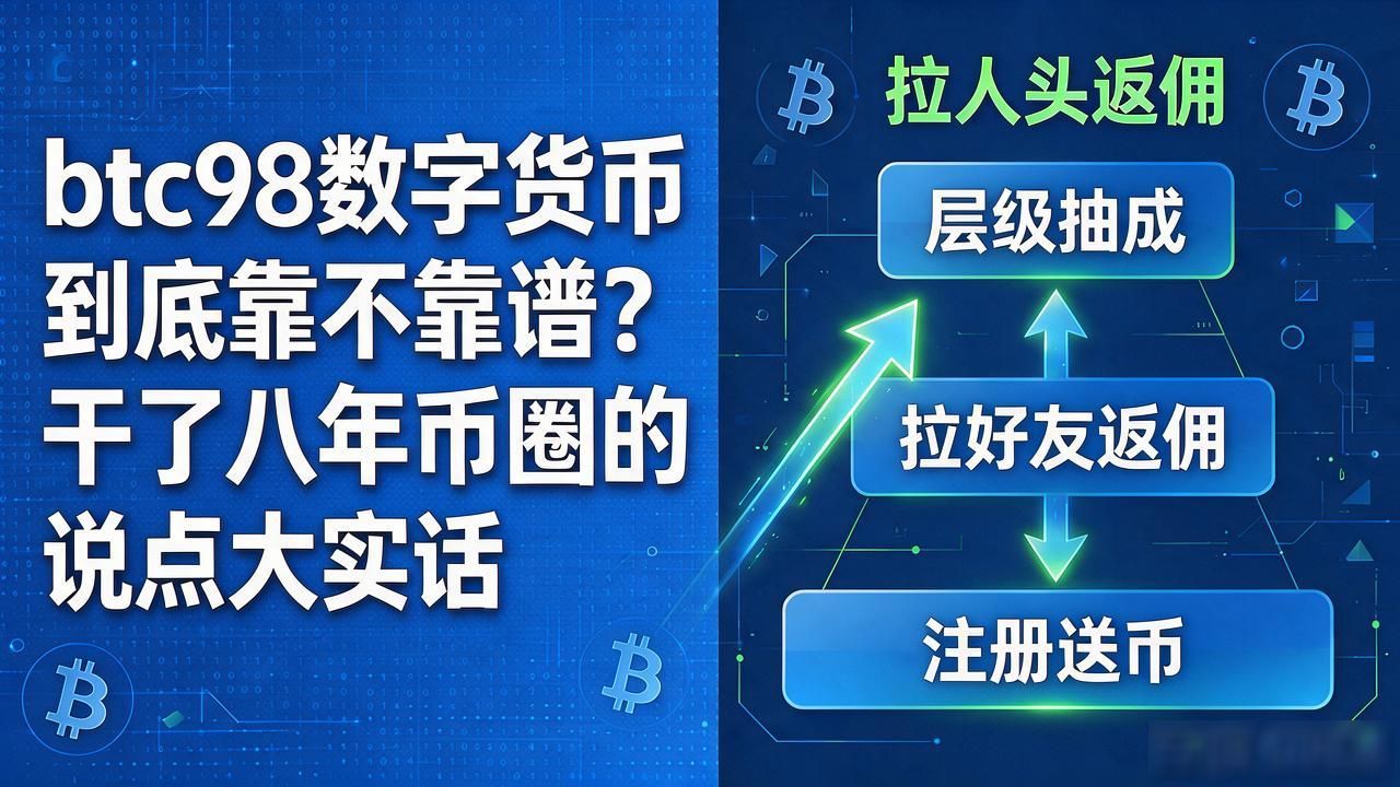 btc98数字货币到底靠不靠谱？干了八年币圈的说点大实话