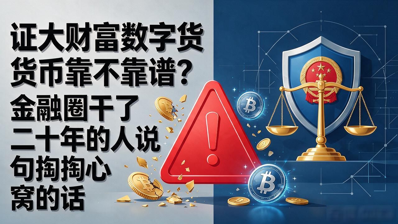 证大财富数字货币靠不靠谱？金融圈干了二十年的人说句掏心窝的话