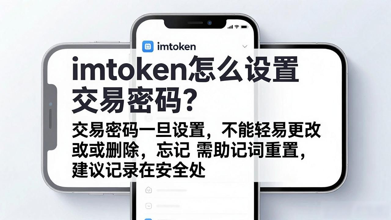 imtoken怎么设置交易密码？一文教你快速搞定
