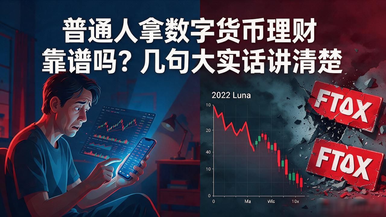普通人拿数字货币理财靠谱吗？几句大实话讲清楚