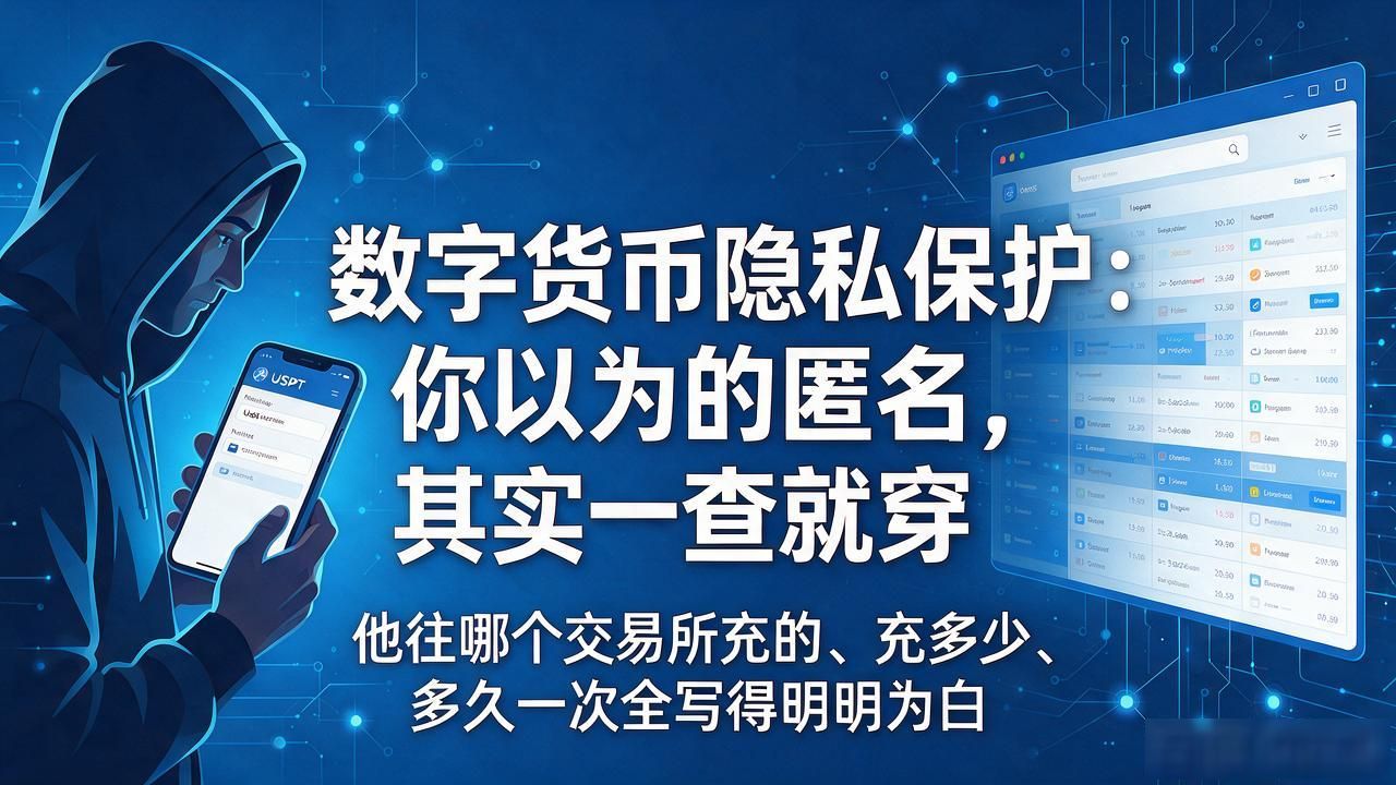 数字货币隐私保护：你以为的匿名，其实一查就穿