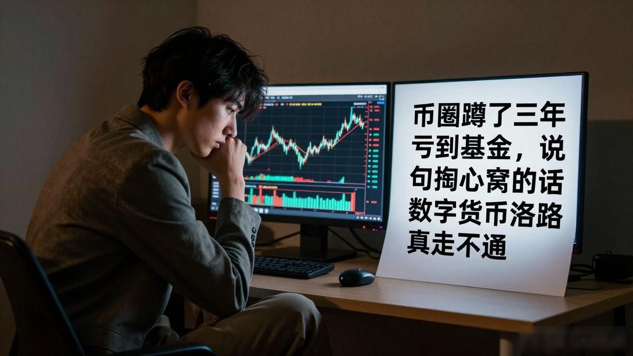 币圈蹲了三年亏到本金，说句掏心窝的话：数字货币这条路真走不通