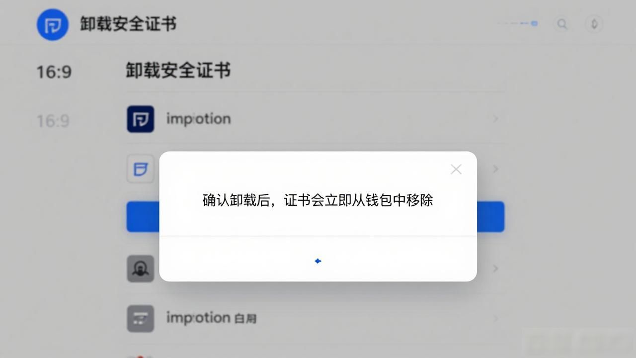 imtoken证书怎么卸载？三步清除安全证书