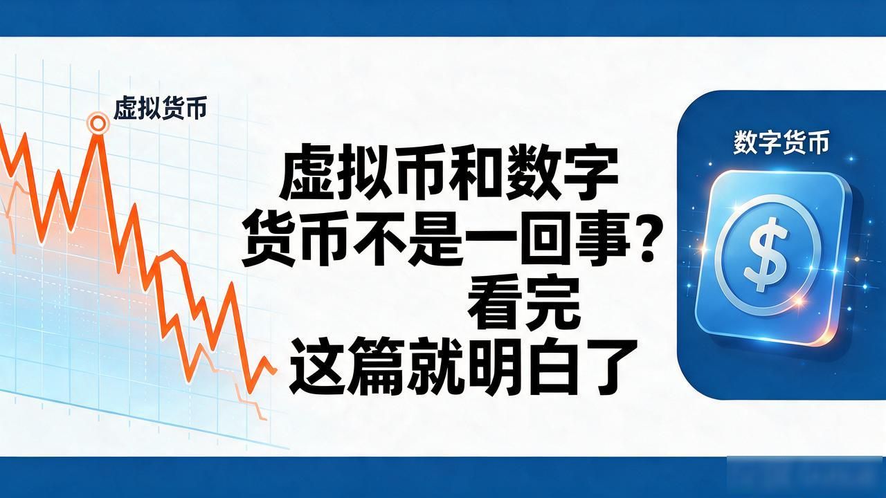 虚拟币和数字货币不是一回事？看完这篇就明白了