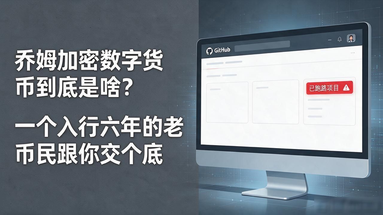 乔姆加密数字货币到底是啥？一个入行六年的老币民跟你交个底