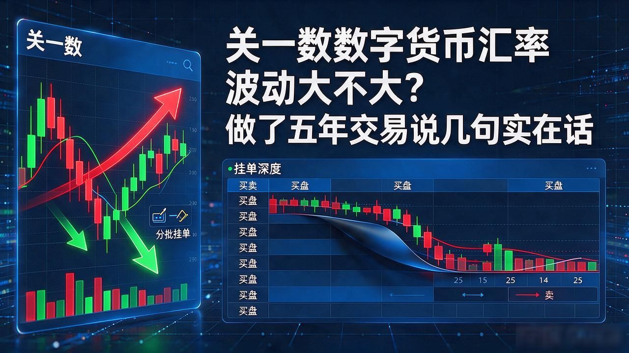 关一数数字货币汇率波动大不大？做了五年交易说几句实在话