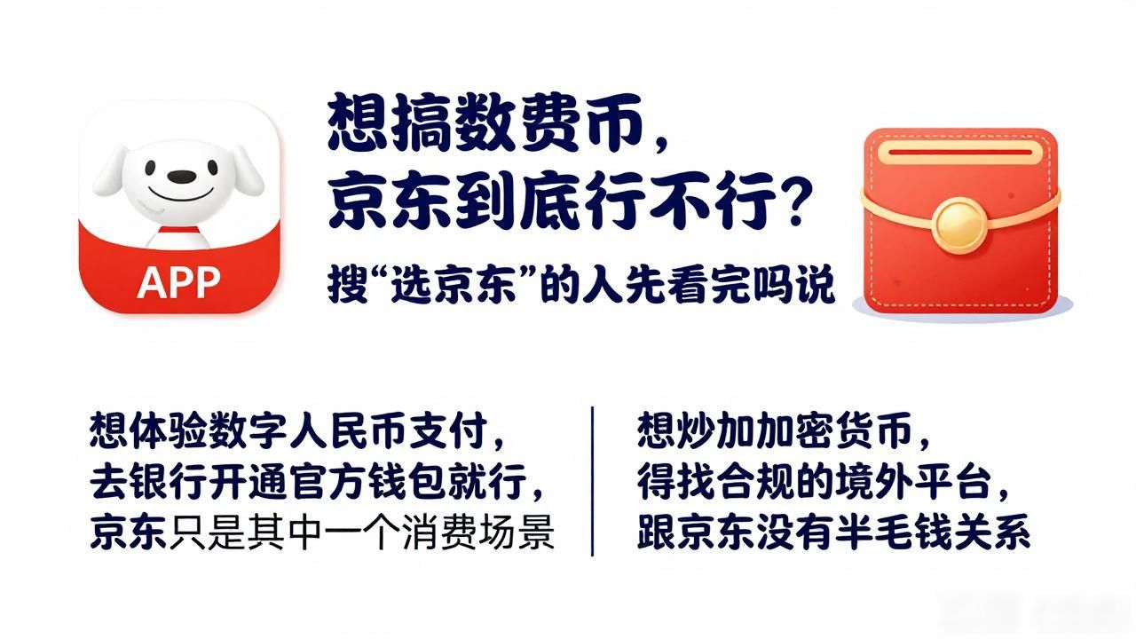 想搞数字货币，京东到底行不行？搜"选京东"的人先看完再说