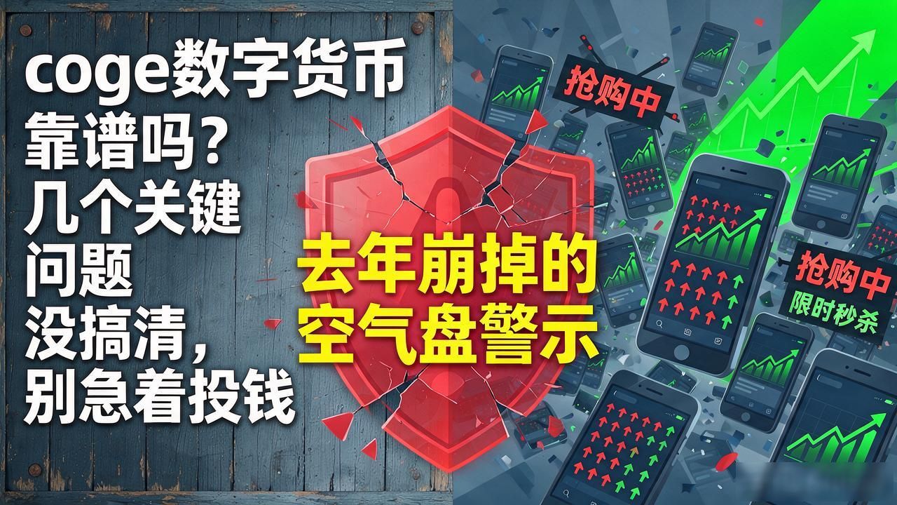 coge数字货币靠谱吗？几个关键问题没搞清，别急着投钱