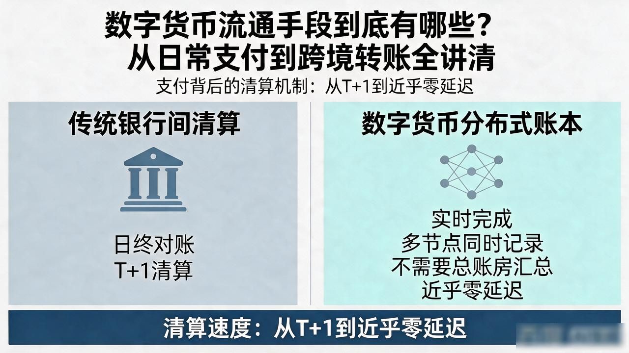数字货币流通手段到底有哪些？从日常支付到跨境转账全讲清