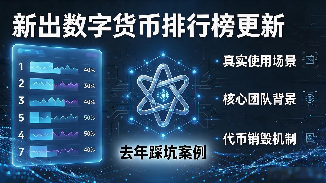 新出数字货币排行榜更新，刚上的新币到底能不能碰，别光看涨幅