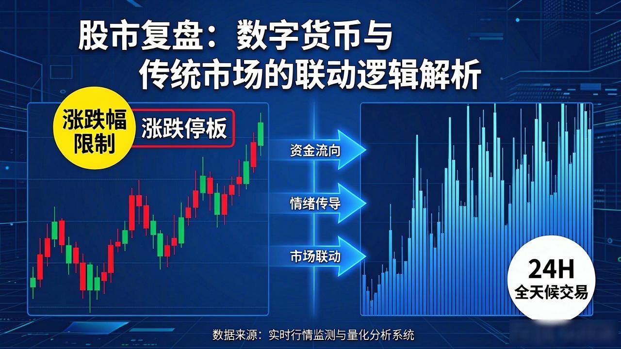 股市复盘：数字货币与传统市场的联动逻辑解析