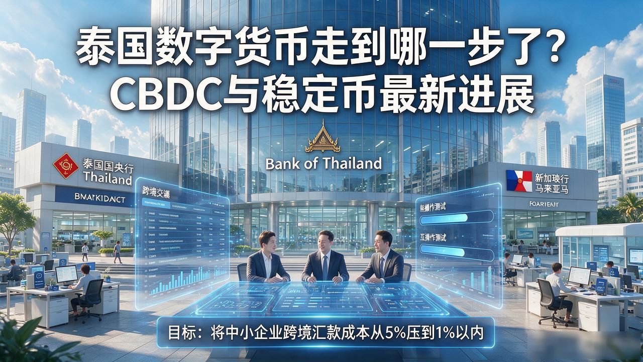 泰国数字货币走到哪一步了？CBDC与稳定币最新进展