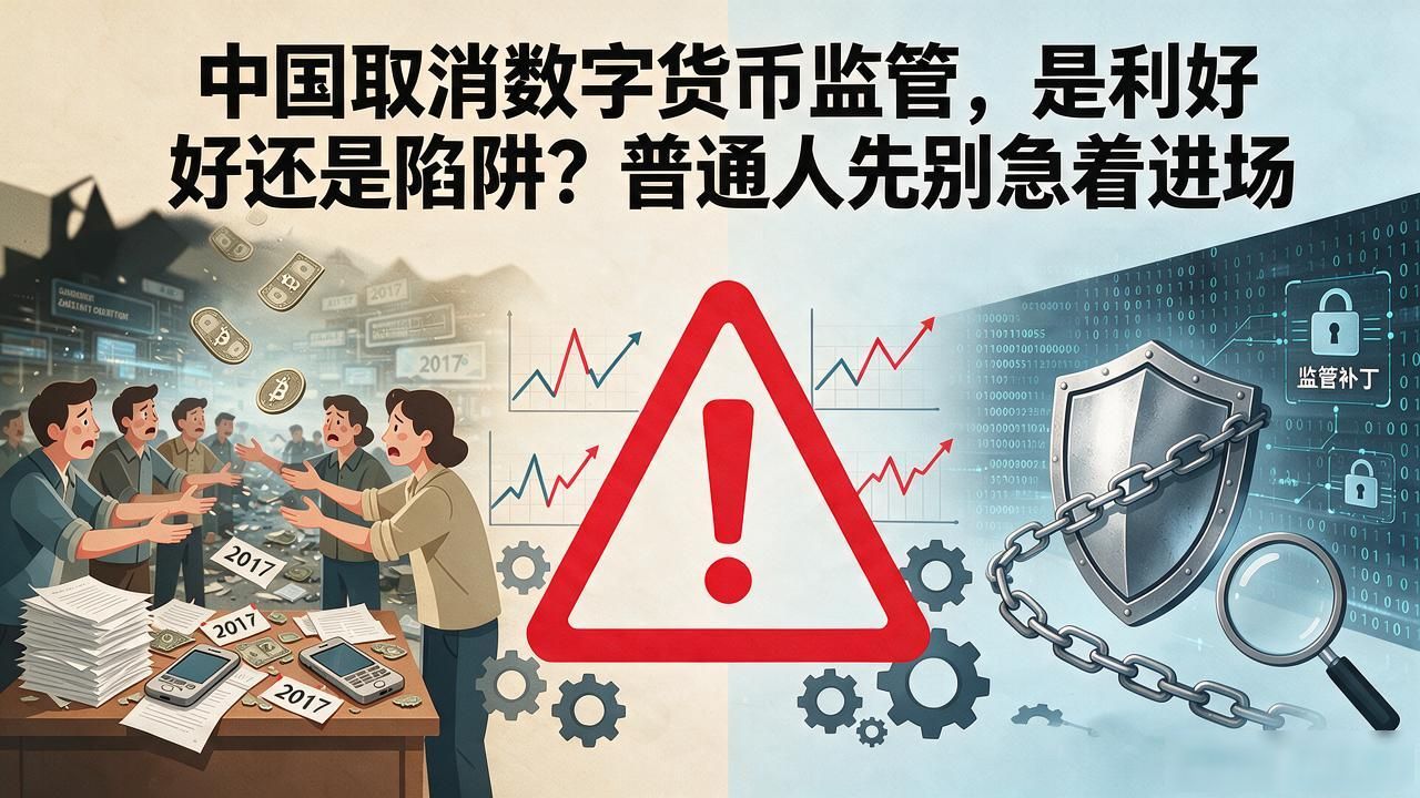 中国取消数字货币监管，是利好还是陷阱？普通人先别急着进场