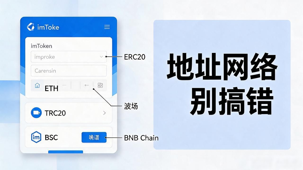 imToken怎么转币进来，地址网络别搞错