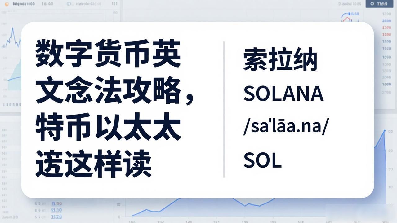 数字货币英文念法全攻略，比特币以太坊这样读