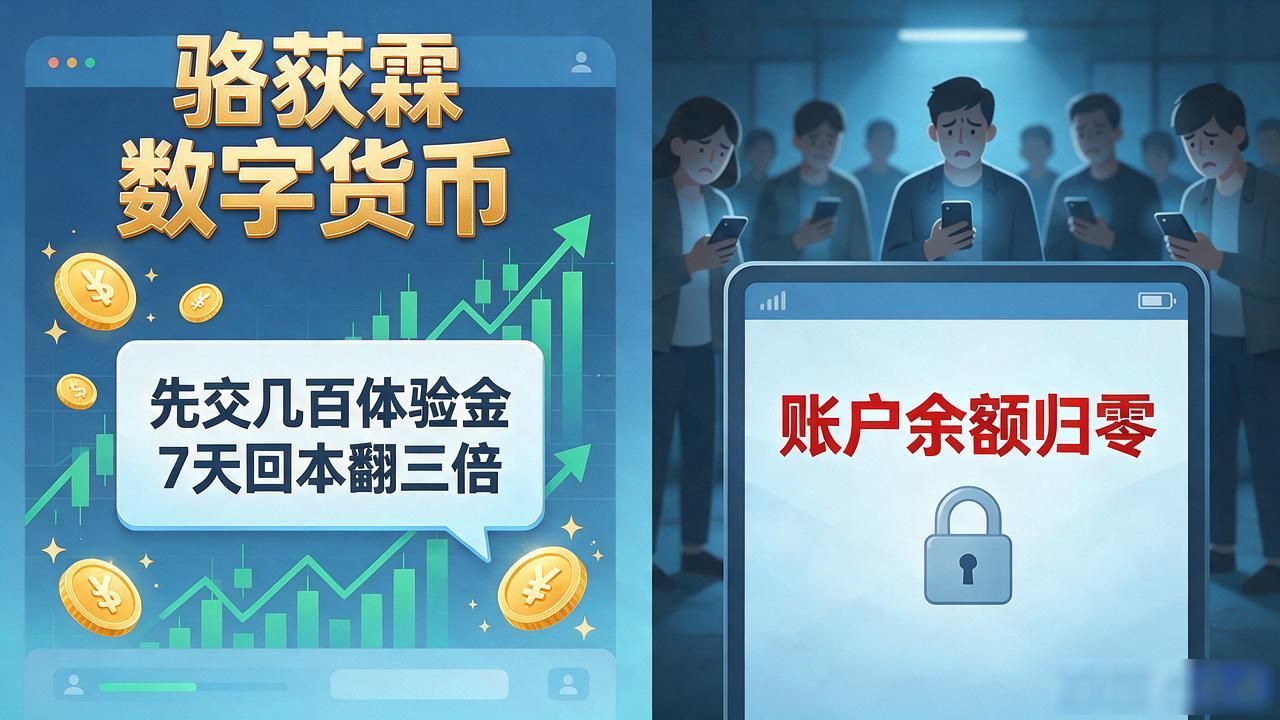骆荻霖数字货币靠谱吗？扒完底细劝你别交钱