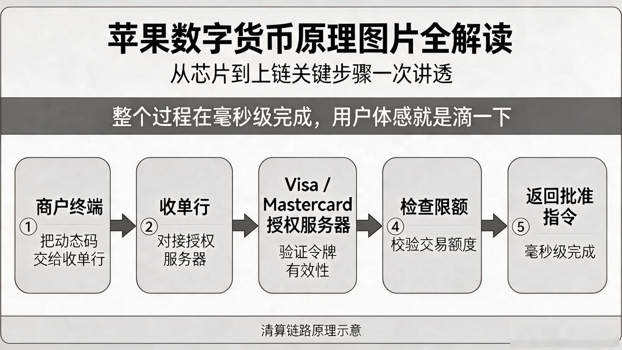 苹果数字货币原理图片全解读，从芯片到上链关键步骤一次讲透