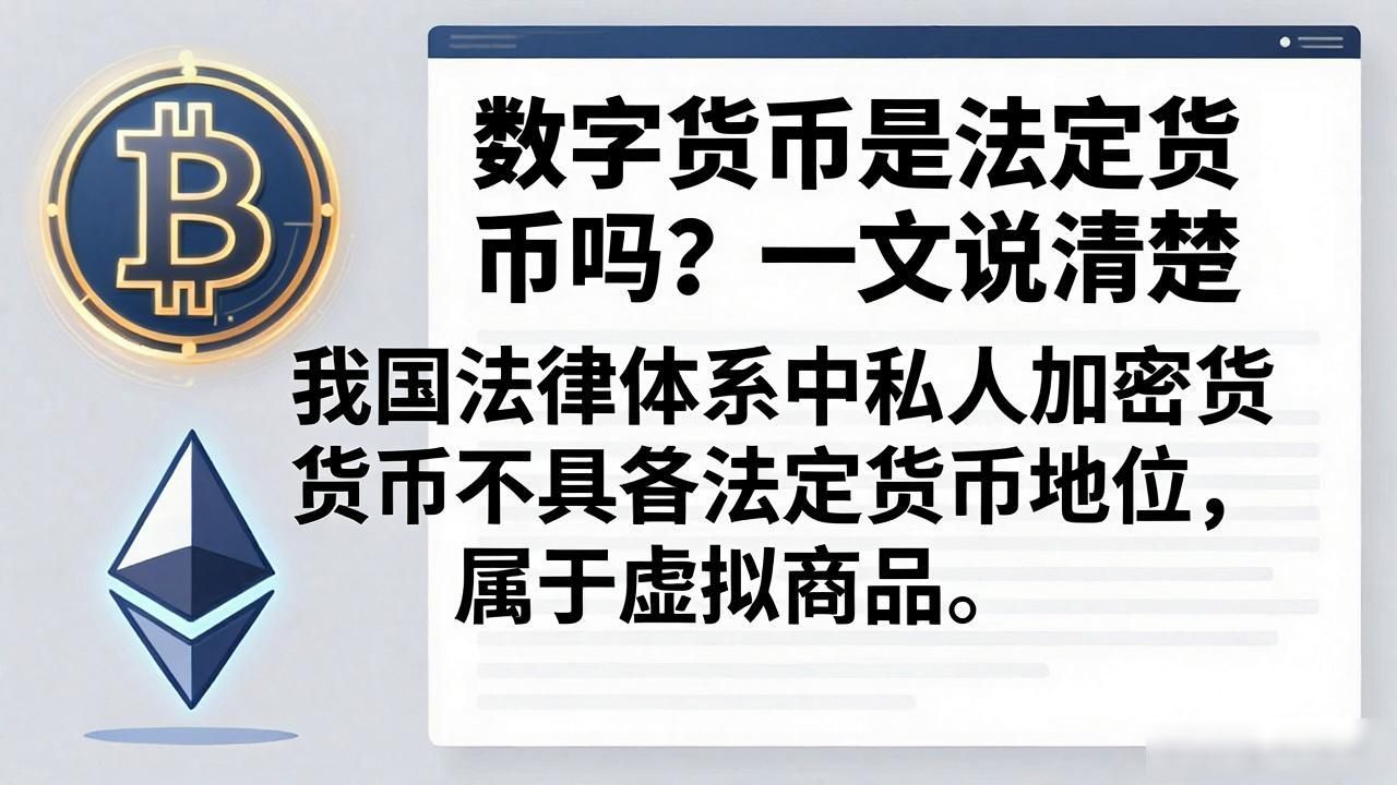 数字货币是法定货币吗？一文说清楚