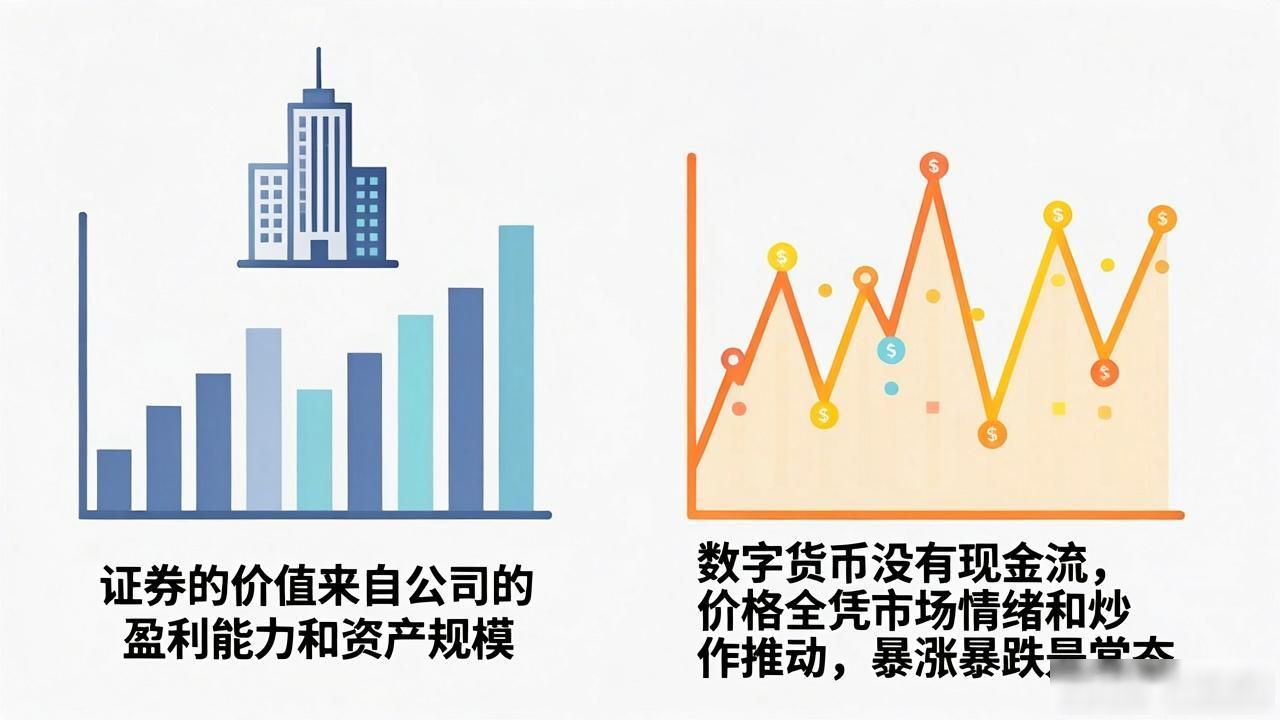 数字货币和证券到底有啥区别？一文讲清楚别踩坑
