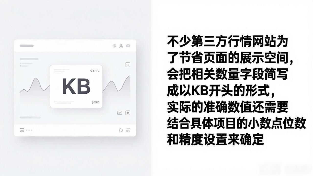 数字货币里kbm是什么意思？一文讲清数量单位