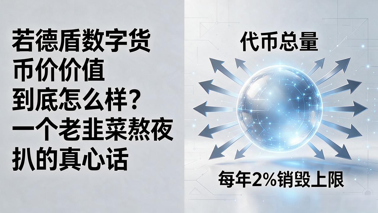 若德盾数字货币价值到底怎么样？一个老韭菜熬夜扒完的真心话