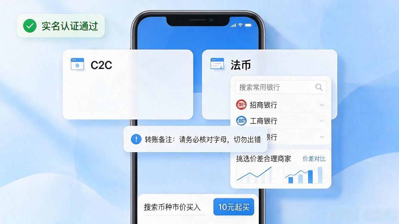 第一次怎么买币？普通人数字货币从开户到首买的实操避坑记录
