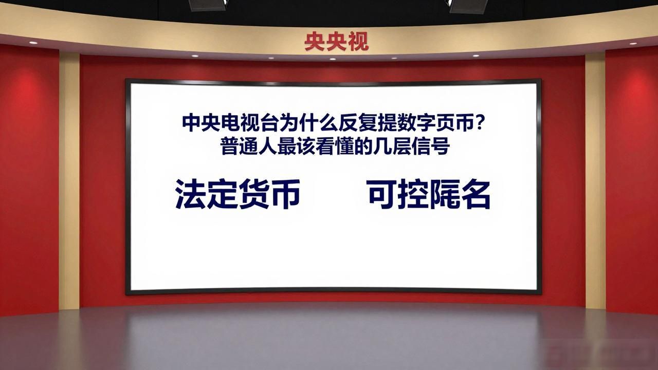 中央电视台为什么反复提数字货币？普通人最该看懂的几层信号
