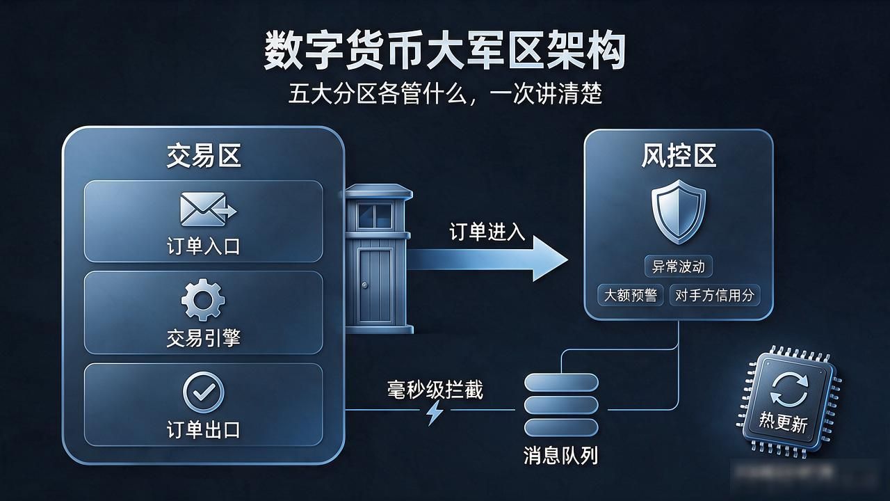 数字货币大军区架构怎么搭？五大分区各管什么，一次讲清楚